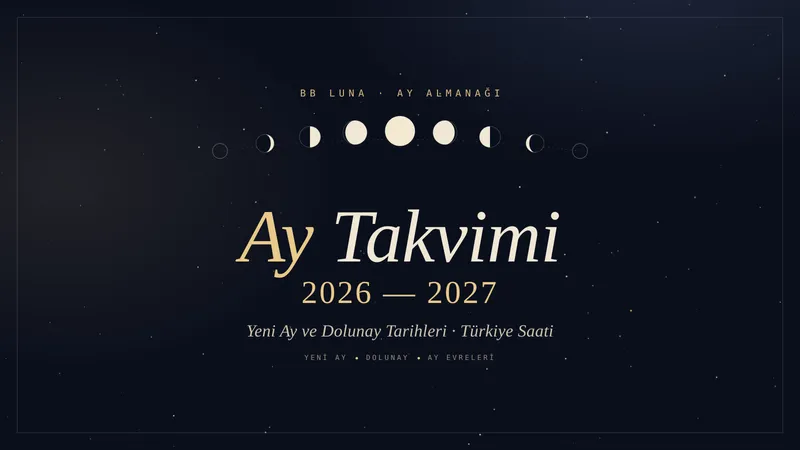 2026 – 2027 Ay Takvimi